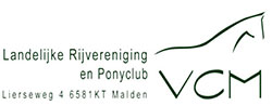 Rijvereniging en Ponyclub VCM Malden Logo